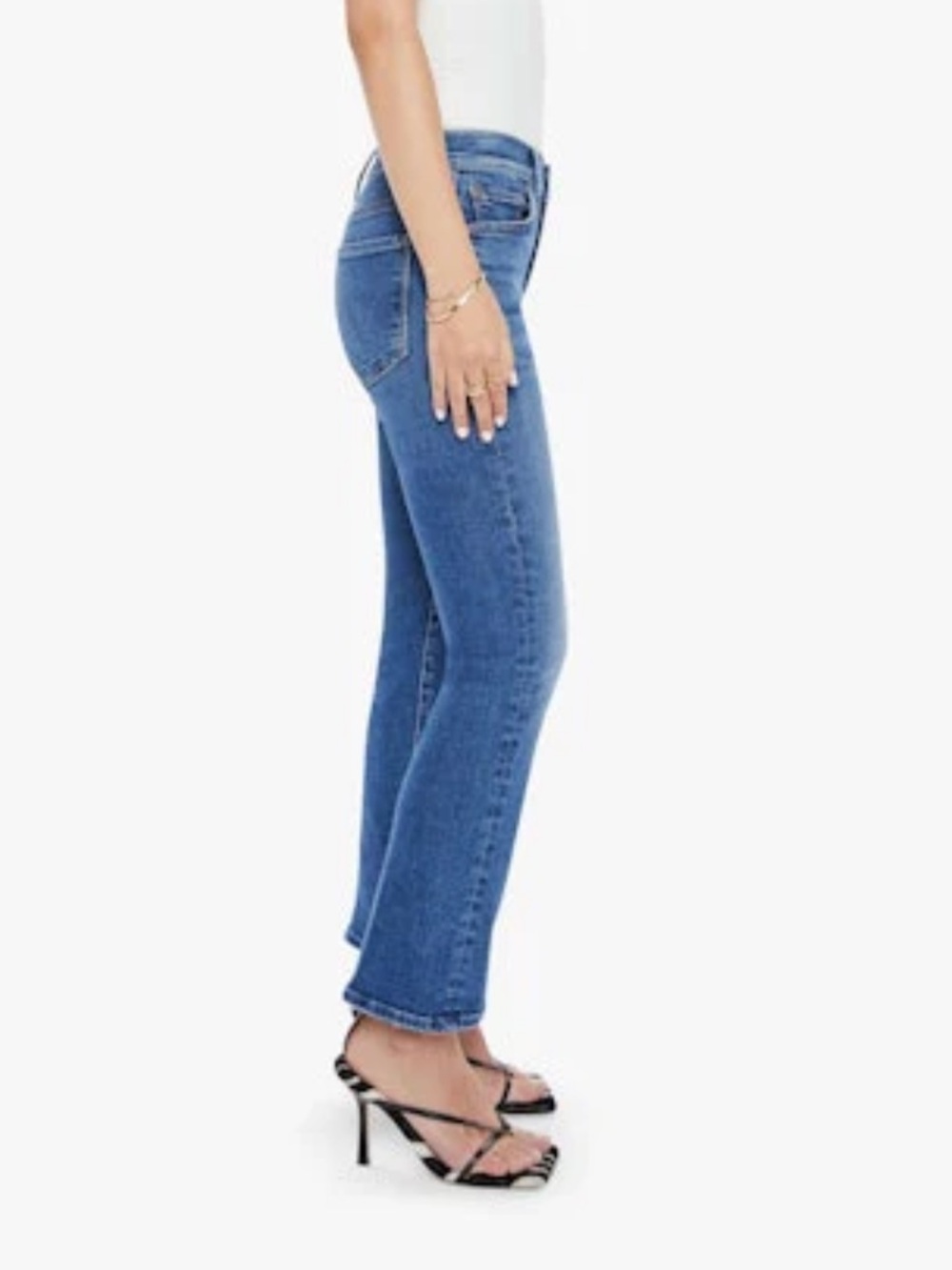 Mother Denim - Lil Insider Flood (Over The Top) jeans 31 NWT - Picture 2 of 7